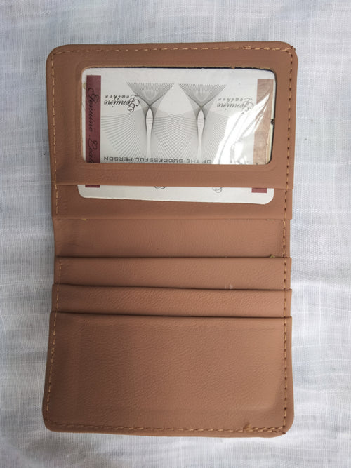 Genuine Leather Mini Wallet – Slim Pocket Card Holder
