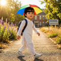 Portable Umbrella Hat – Foldable Anti-UV Sun & Rain Head Umbrella for School Going, Working in Hot Sun, Walking in Rain & Outdoor Use
